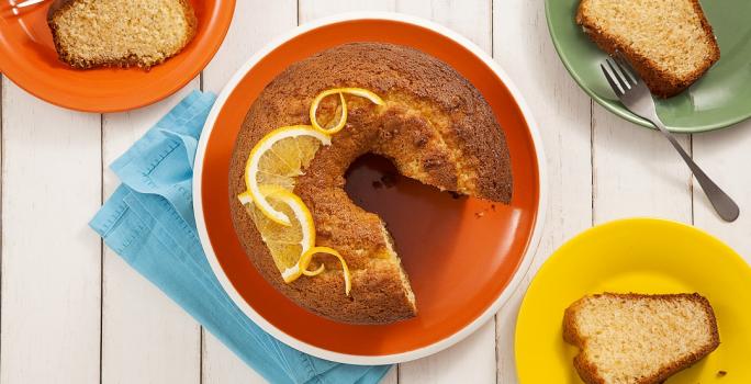 BOLO DE LARANJA SEM OVO - Receita de bolo simples para o café 