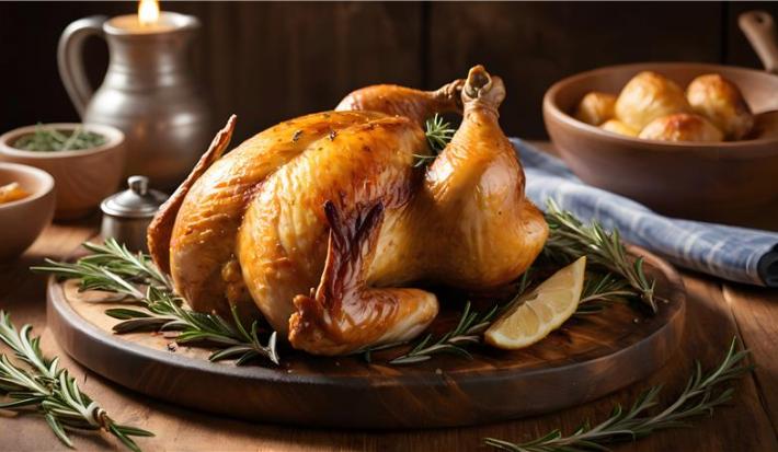 Receita de Frango Natalino Super Suculento