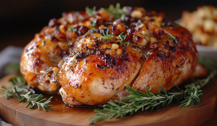 Receita de Frango Noel Dourado
