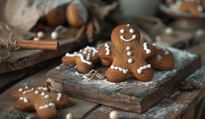 Receita de Biscoitos Gingerbread Deliciosos