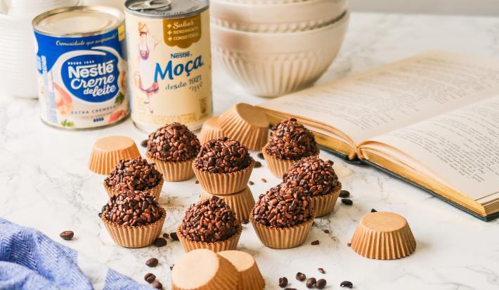 Receita de Brigadeiro Gourmet de Café