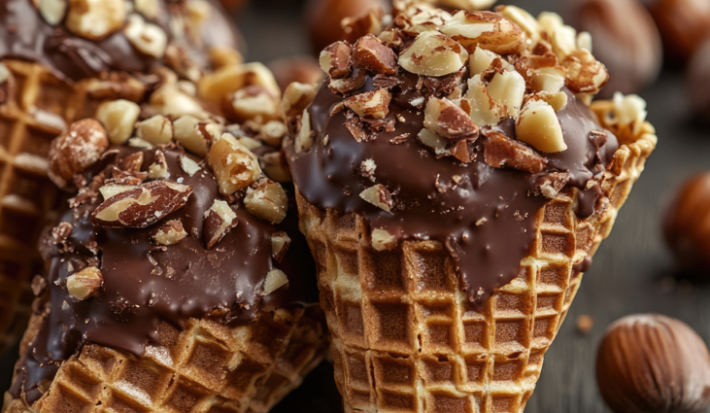 Receita de Cone Trufado