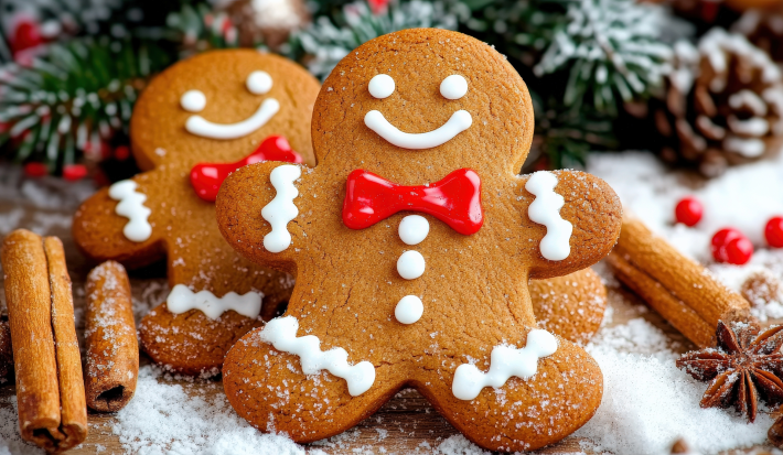 Receita de Biscoitos Natalinos de Gengibre