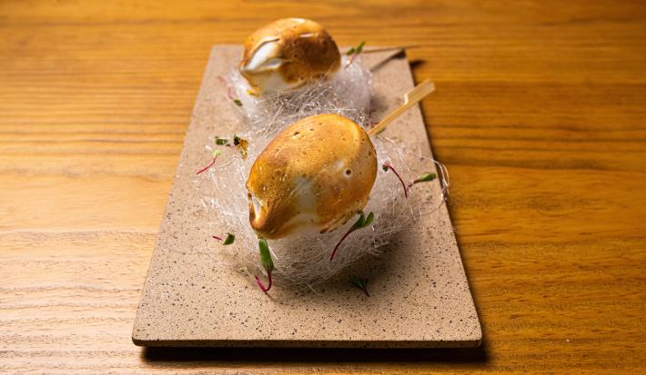 Receita de Picolé S'Mores com Laranja e Pimenta feita no Masterchef confeitaria