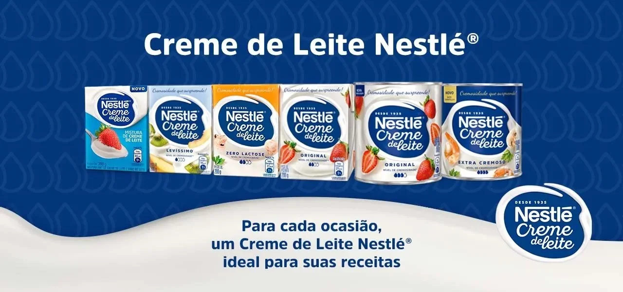 Para cada ocasião, um Creme de Leite Nestlé® ideal para suas receitas