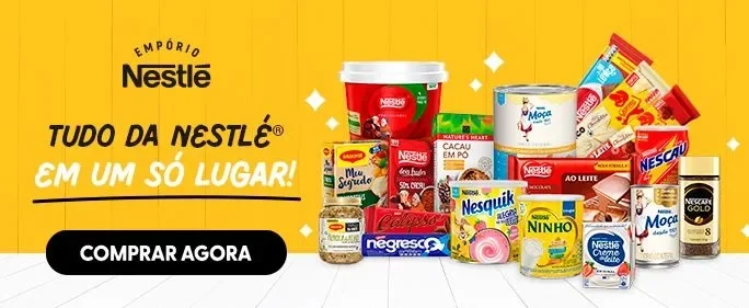 Banner Empório Nestle - Tudo da Nestlé em um só lugar!