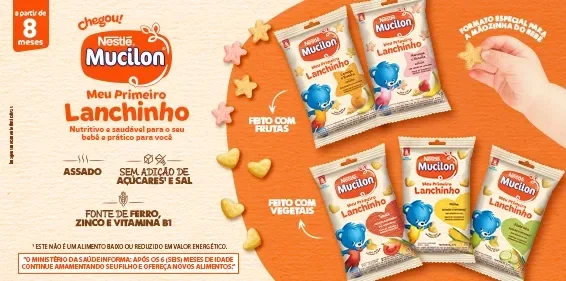 Chegou! NESTLÉ Mucilon Meu Primeiro Lanchinho