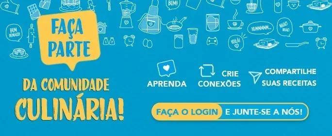 Faça parte da Comunidade Culinária!