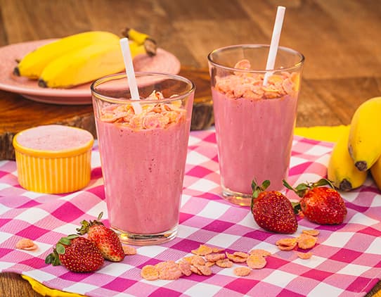 Vitamina de Frutas e Nesquik